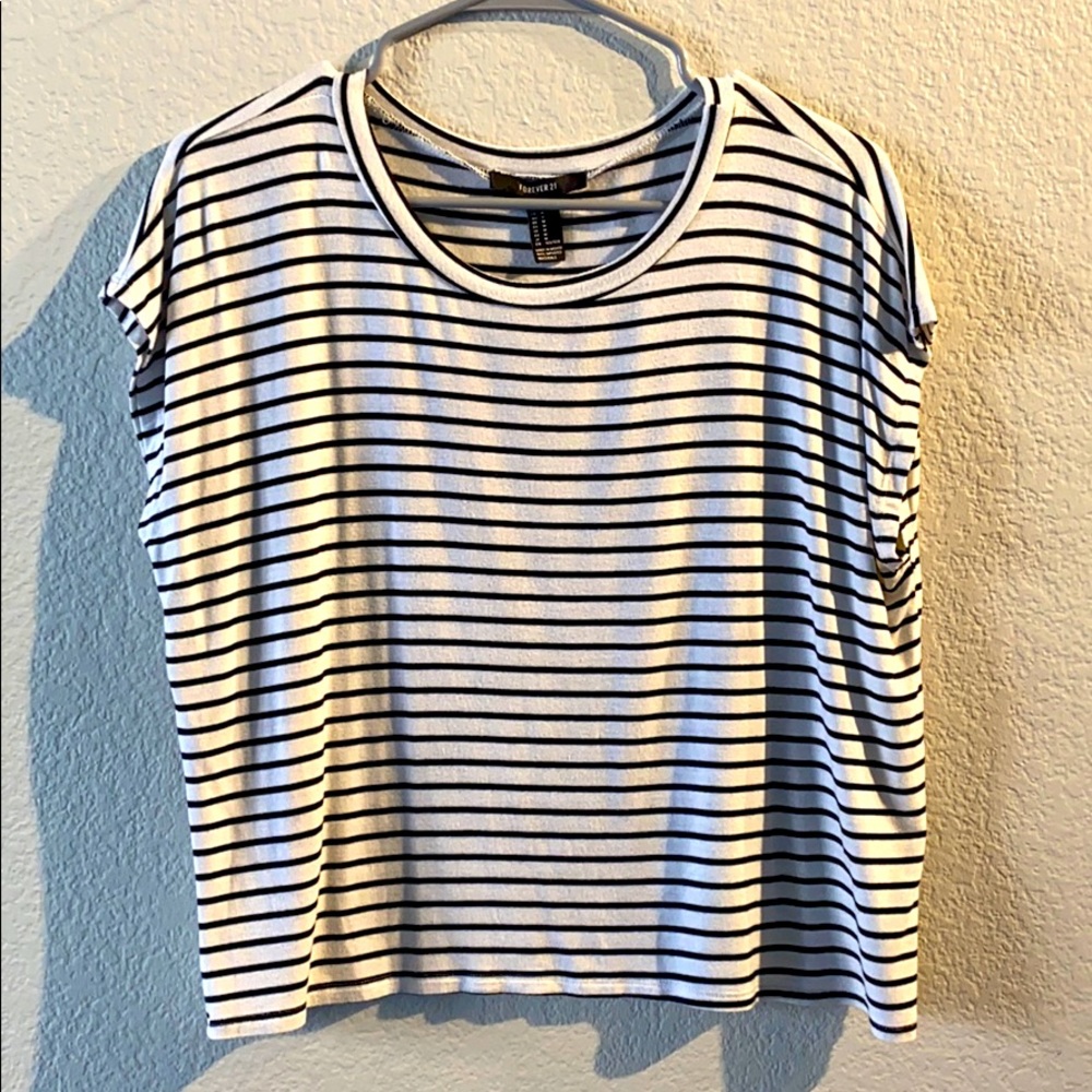 Striped Cropped Top